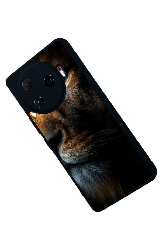 Tecno Camon 30 Pro Uyumlu Aslan Tasarımlı Glossy Premium Kılıf