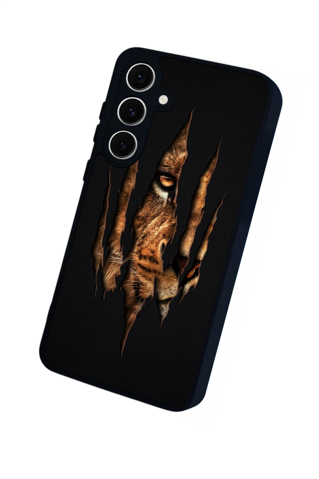 Samsung Galaxy A16 Uyumlu Aslan Tasarımlı Glossy Premium Kılıf