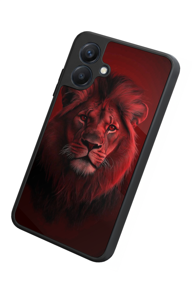 Samsung Galaxy A07 Uyumlu Aslan Tasarımlı Glossy Premium Kılıf