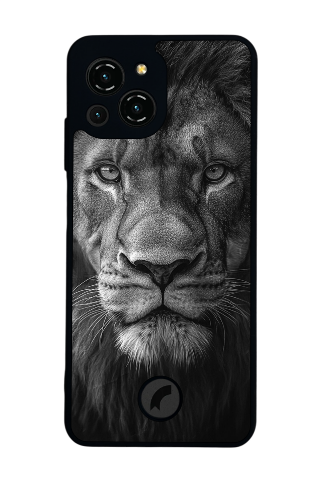 Reeder S23 Pro Max Uyumlu Aslan Tasarımlı Glossy Premium Kılıf