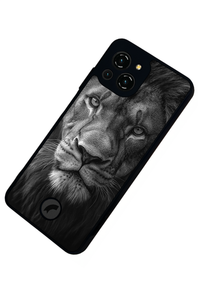 Reeder S23 Pro Max Uyumlu Aslan Tasarımlı Glossy Premium Kılıf