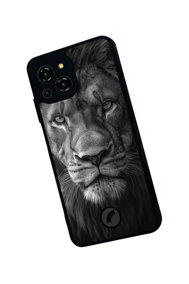 Reeder S23 Pro Max Uyumlu Aslan Tasarımlı Glossy Premium Kılıf
