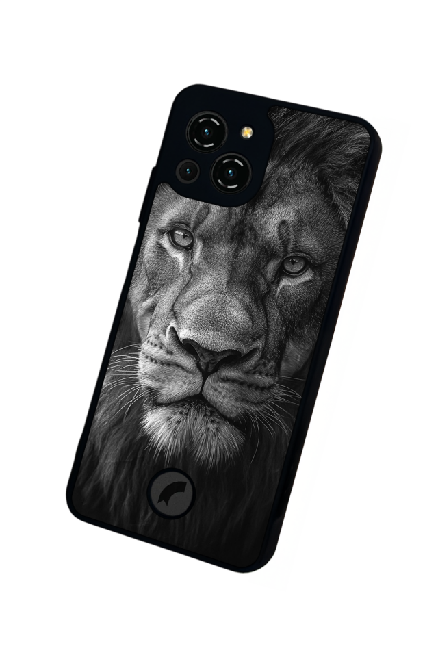 Reeder S23 Pro Max Uyumlu Aslan Tasarımlı Glossy Premium Kılıf