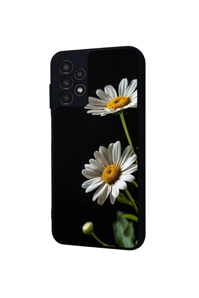 Samsung Galaxy A13 Uyumlu Cicek Tasarımlı Glossy Premium Kılıf