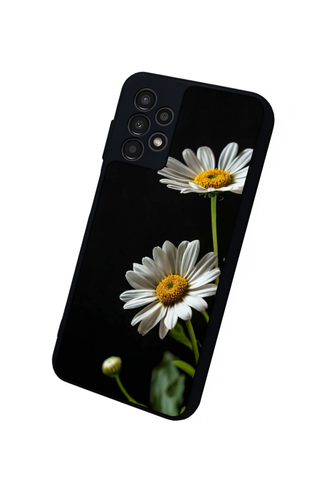 Samsung Galaxy A13 Uyumlu Cicek Tasarımlı Glossy Premium Kılıf