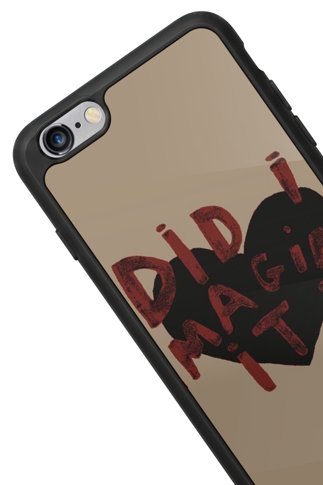 iPhone 6s Plus Uyumlu Kalp Love Tasarımlı Glossy Premium Kılıf