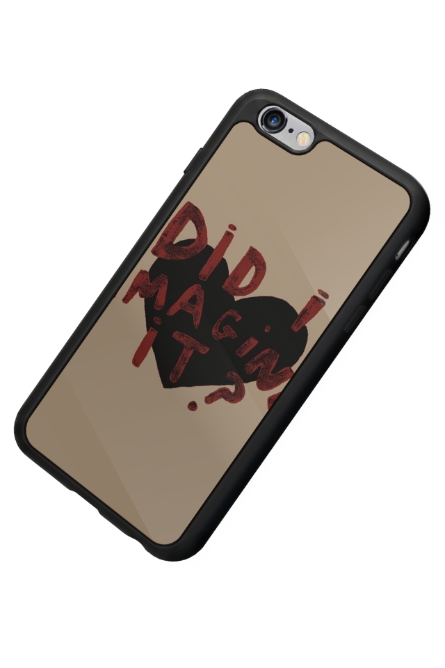iPhone 6s Plus Uyumlu Kalp Love Tasarımlı Glossy Premium Kılıf