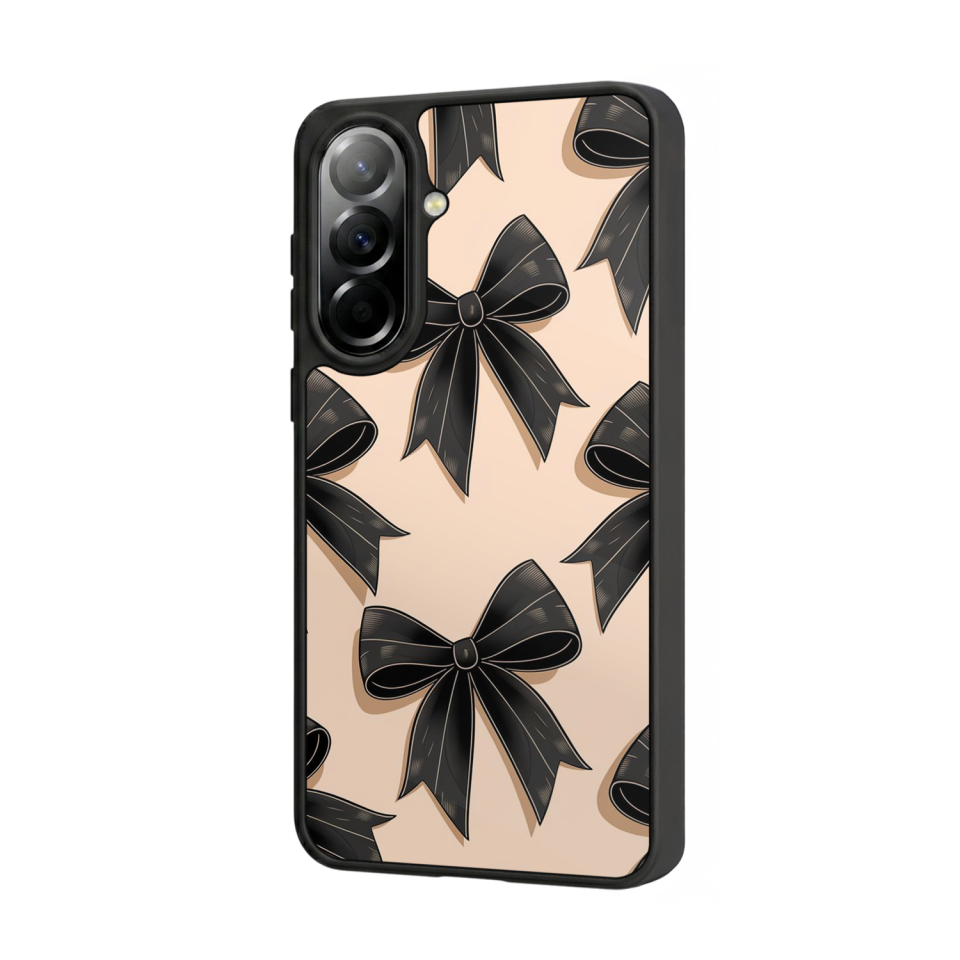 Samsung Galaxy A37 Uyumlu Kurdele Tasarımlı Glossy Premium Kılıf