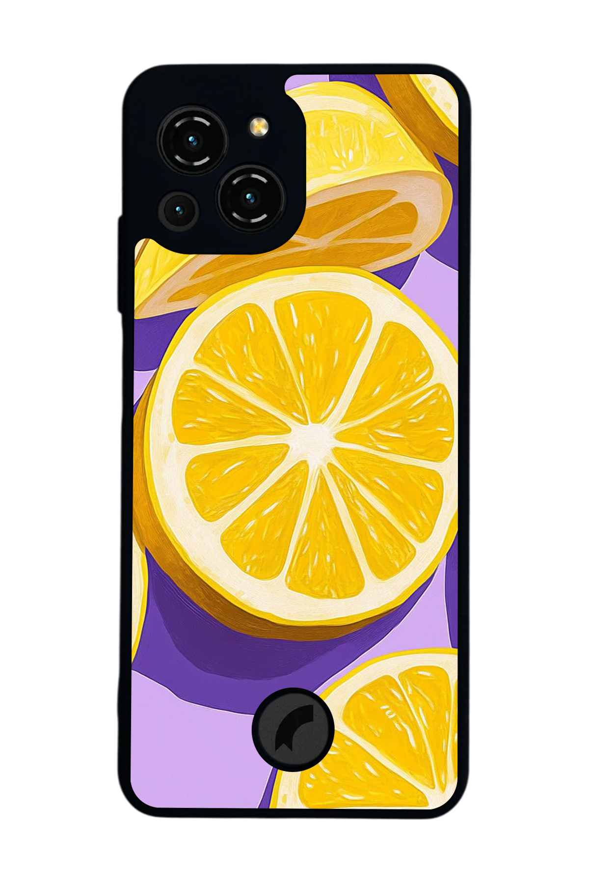 Reeder S23 Pro Max Uyumlu Limon Tasarımlı Glossy Premium Kılıf