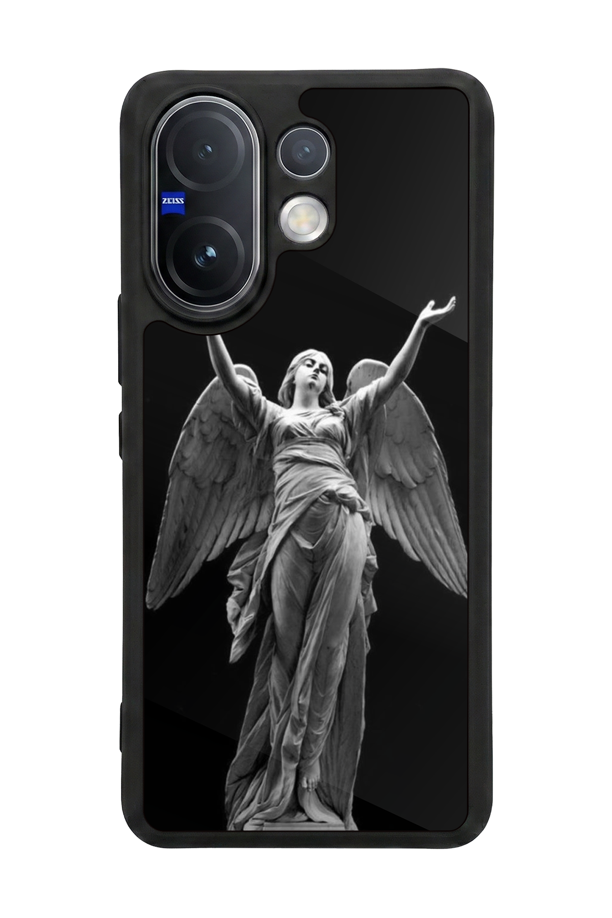 Vivo V60 Uyumlu Melek Tasarımlı Glossy Premium Kılıf