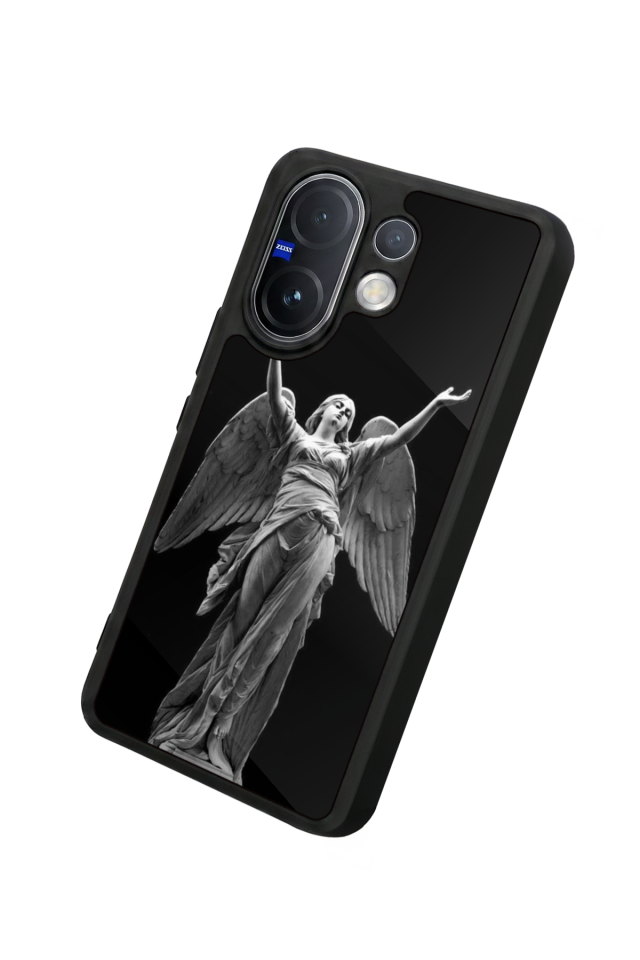 Vivo V60 Uyumlu Melek Tasarımlı Glossy Premium Kılıf