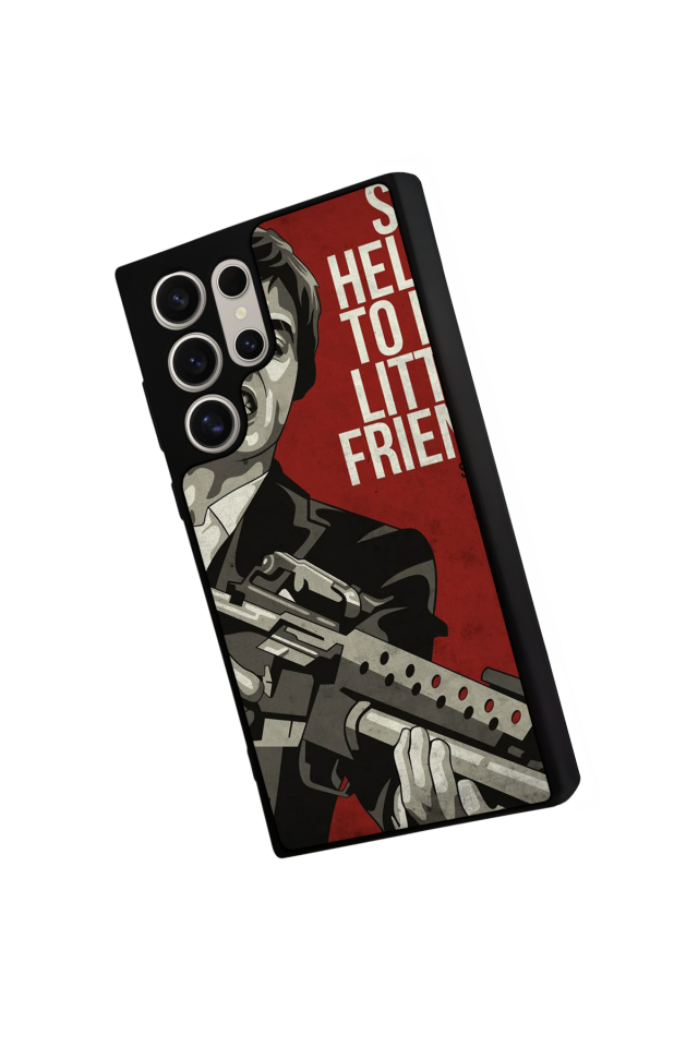 Samsung Galaxy S24 Ultra Uyumlu Scarface Tasarımlı Glossy Premium Kılıf