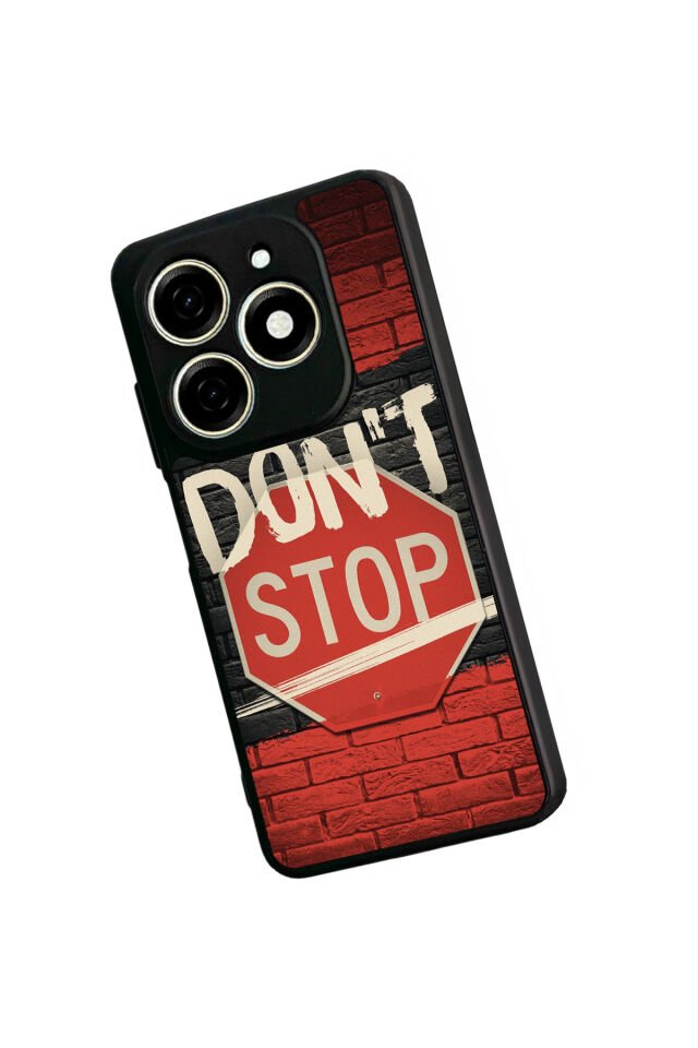 Infınıx Smart 8 Pro Uyumlu Dont Stop Tasarımlı Glossy Premium Kılıf