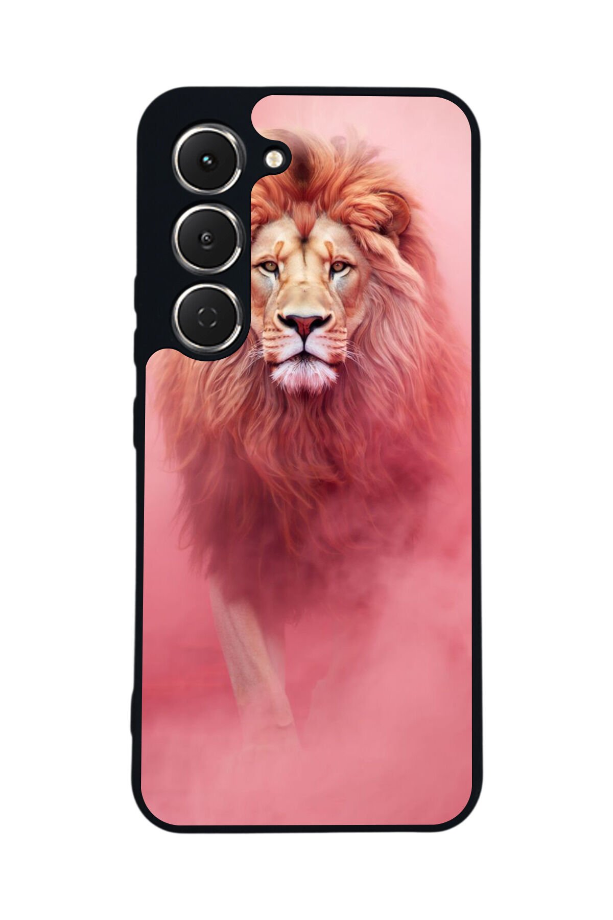 Tecno Spark 40 Pro Uyumlu Aslan Tasarımlı Glossy Premium Kılıf