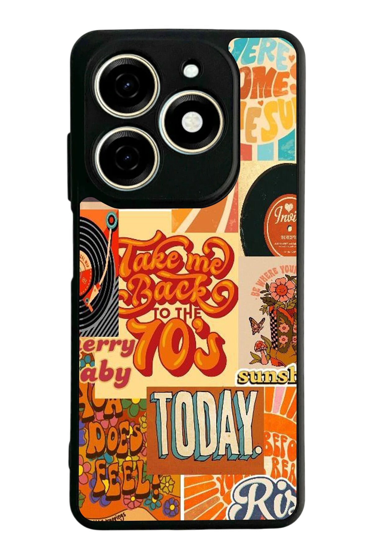Tecno Spark 20/20C Uyumlu Poster Tasarımlı Glossy Premium Kılıf