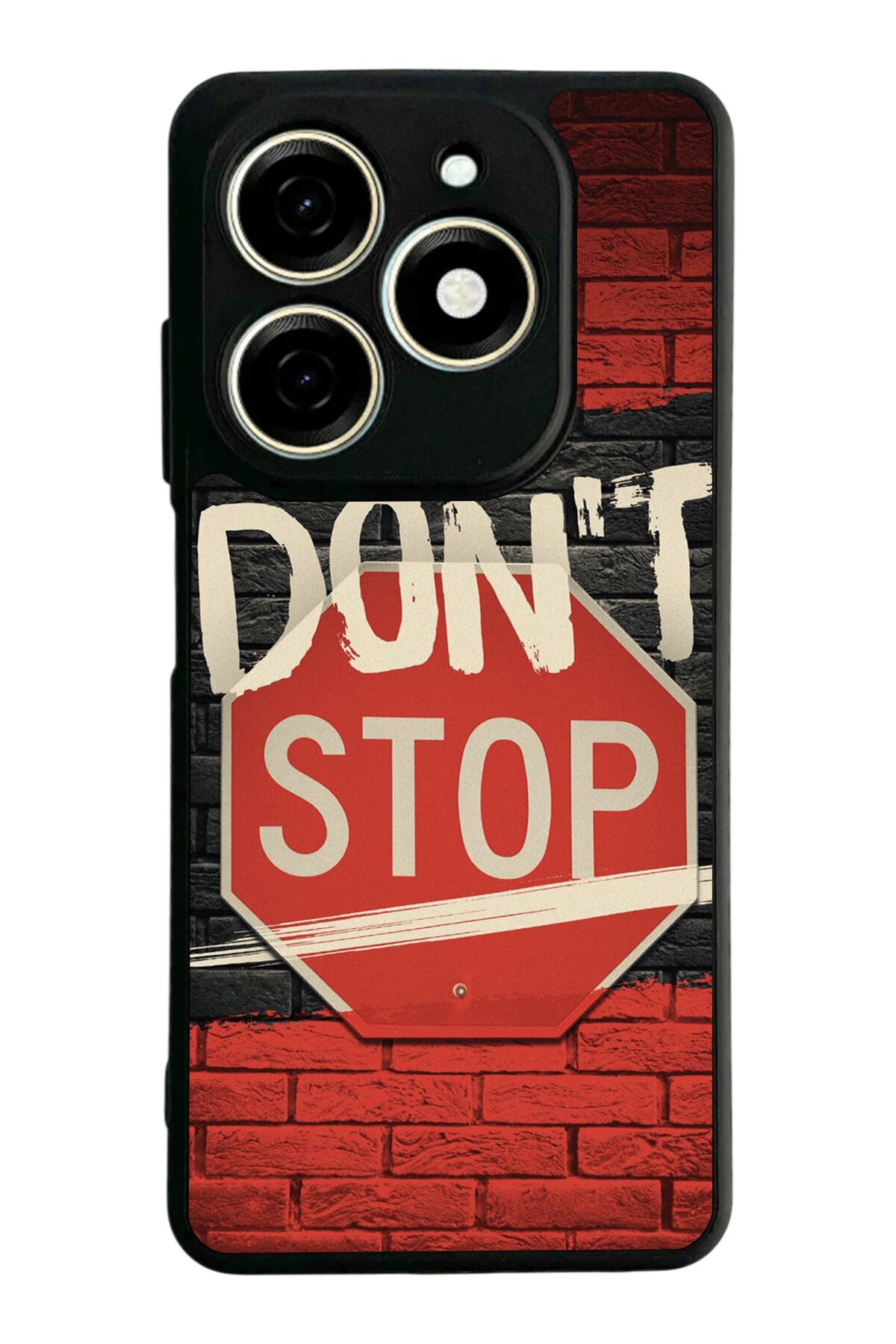 Infınıx Smart 8 Pro Uyumlu Dont Stop Tasarımlı Glossy Premium Kılıf