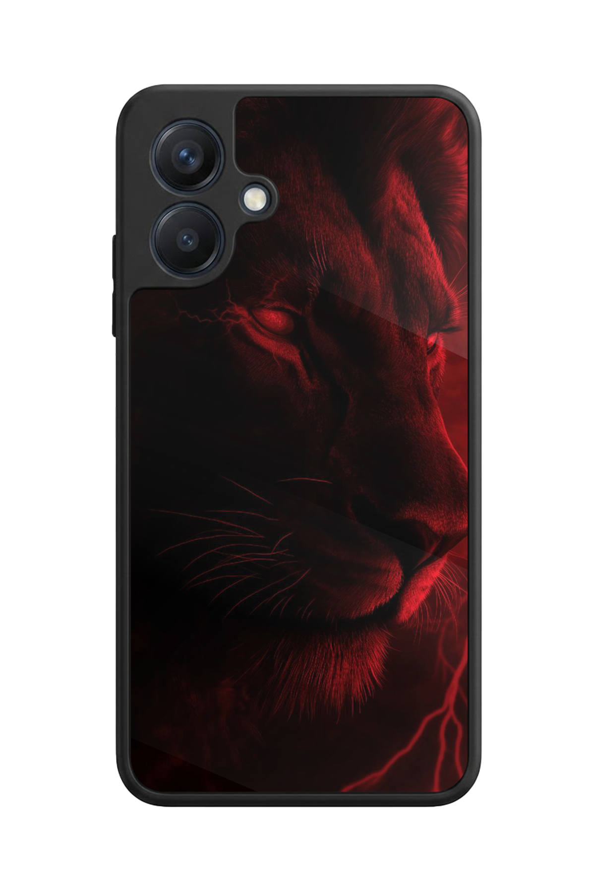 Samsung Galaxy A07 Uyumlu Aslan Tasarımlı Glossy Premium Kılıf