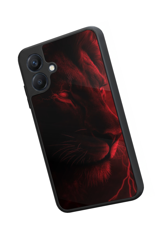 Samsung Galaxy A07 Uyumlu Aslan Tasarımlı Glossy Premium Kılıf