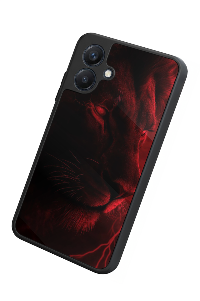 Samsung Galaxy A07 Uyumlu Aslan Tasarımlı Glossy Premium Kılıf