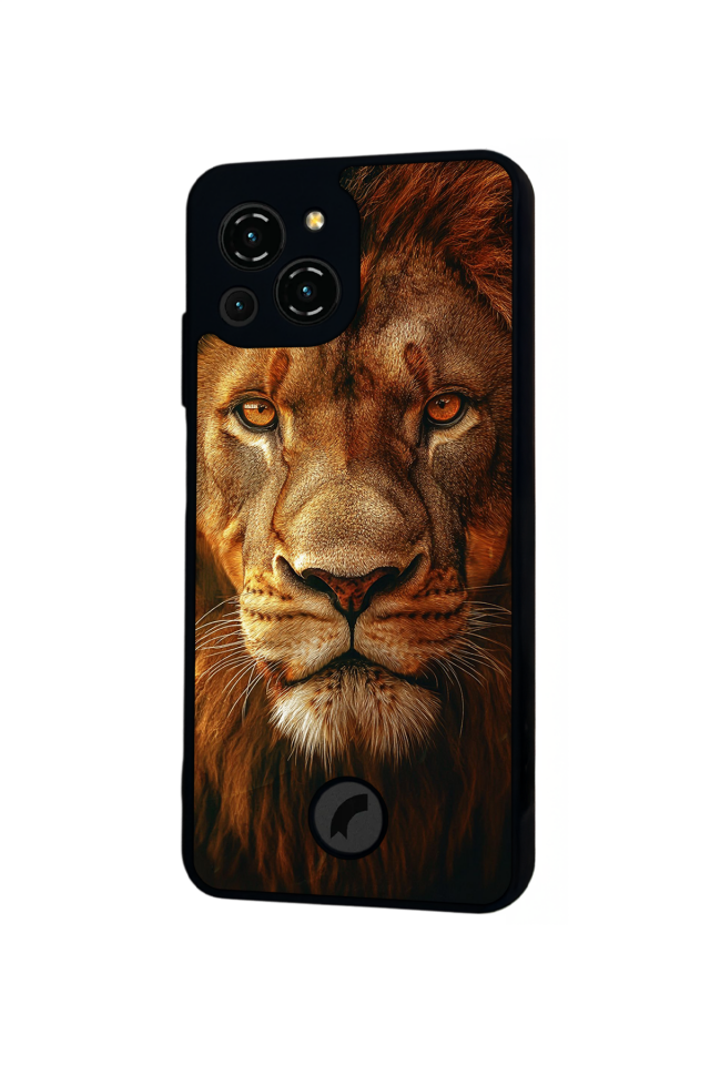 Reeder S23 Pro Max Uyumlu Aslan Tasarımlı Glossy Premium Kılıf