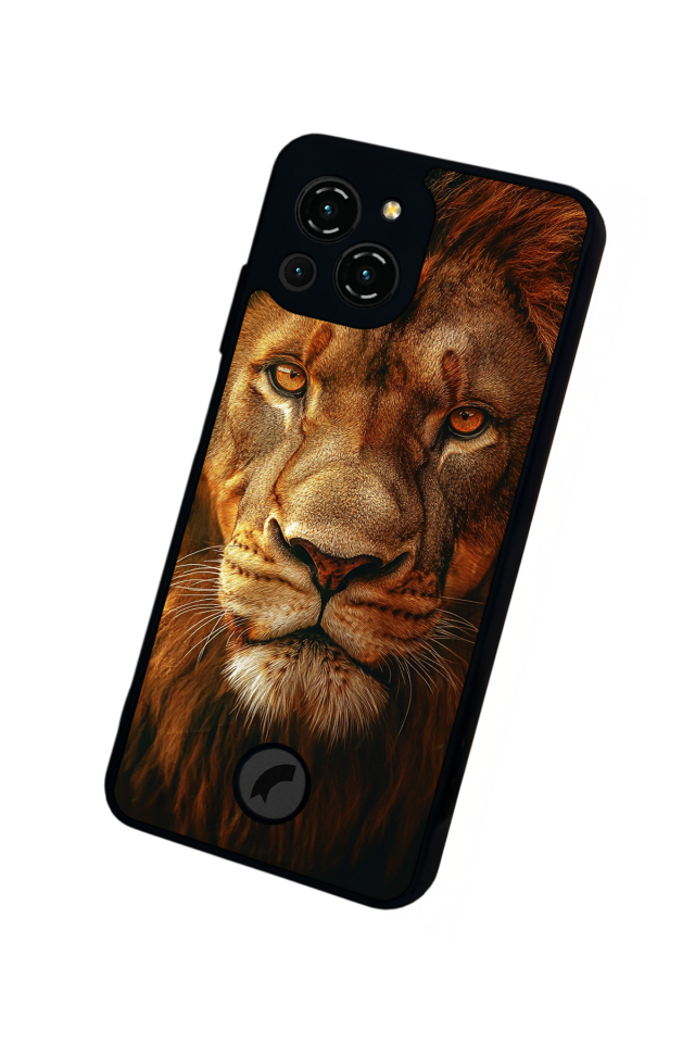 Reeder S23 Pro Max Uyumlu Aslan Tasarımlı Glossy Premium Kılıf