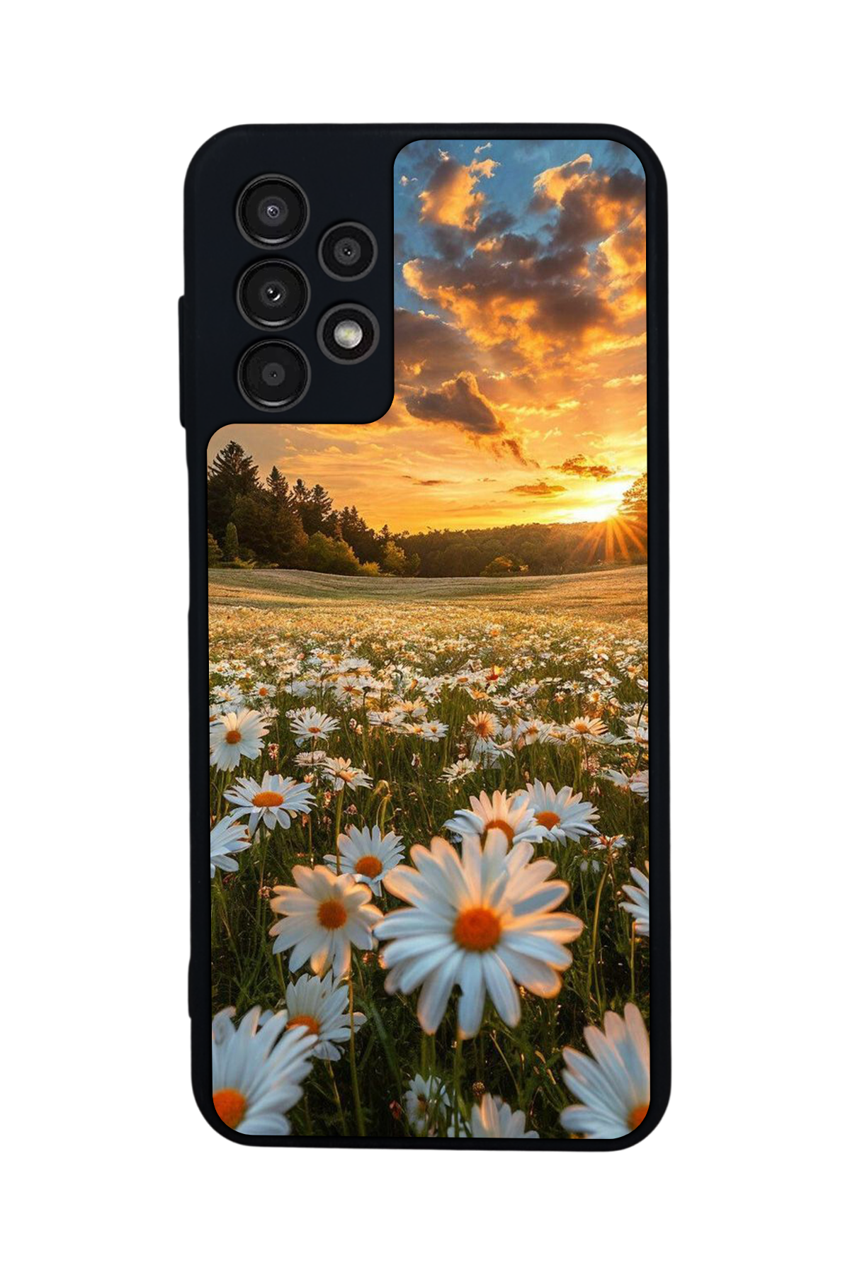 Samsung Galaxy A13 Uyumlu Cicek Tasarımlı Glossy Premium Kılıf