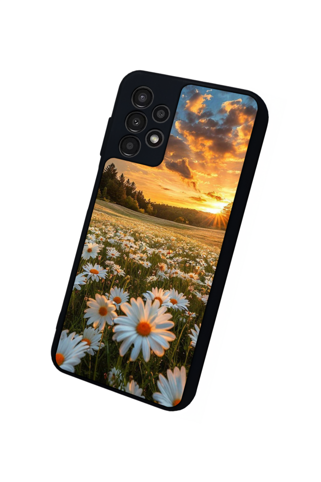 Samsung Galaxy A13 Uyumlu Cicek Tasarımlı Glossy Premium Kılıf