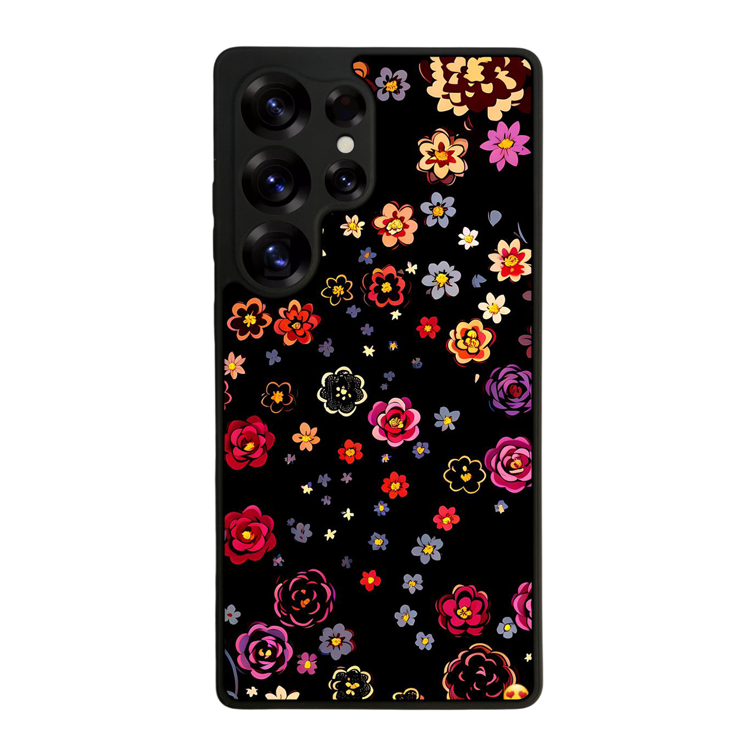 Samsung Galaxy S25 Ultra Uyumlu Floral Tasarımlı Glossy Premium Kılıf