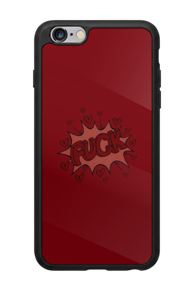 iPhone 6s Plus Uyumlu Kalp Love Tasarımlı Glossy Premium Kılıf