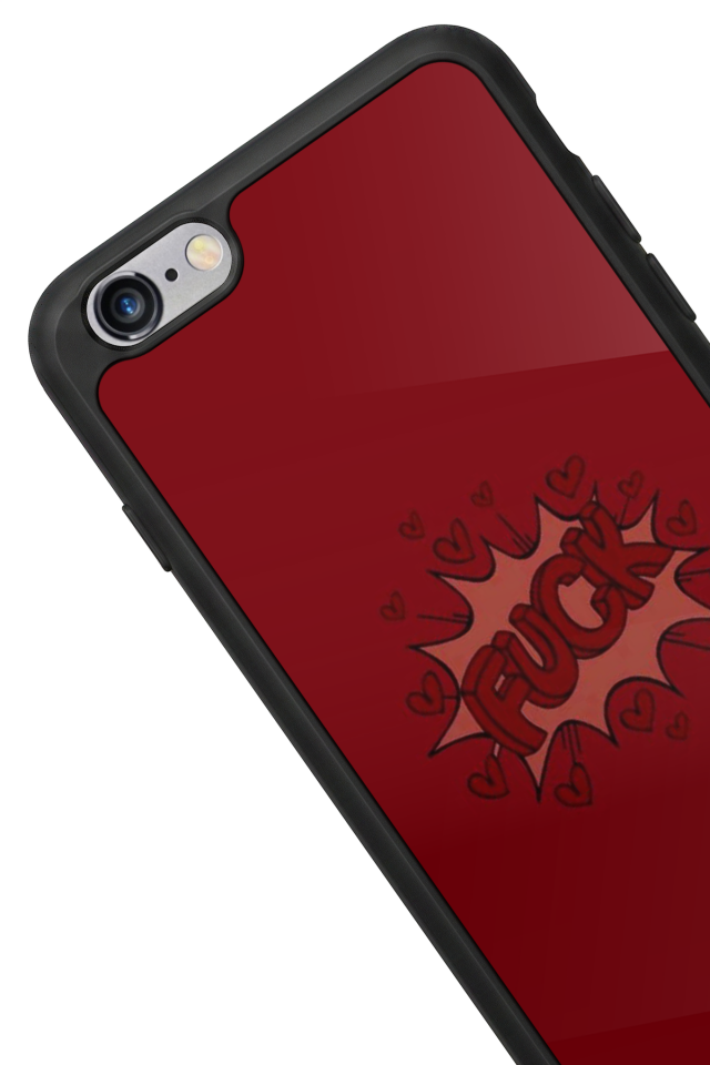 iPhone 6s Plus Uyumlu Kalp Love Tasarımlı Glossy Premium Kılıf