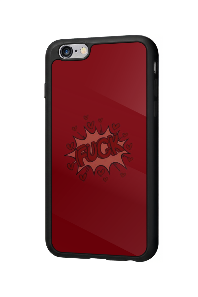iPhone 6s Plus Uyumlu Kalp Love Tasarımlı Glossy Premium Kılıf