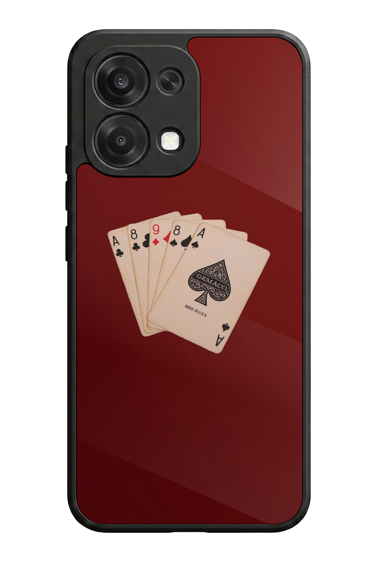 Oppo A6 Pro Uyumlu Kart Tasarımlı Glossy Premium Kılıf