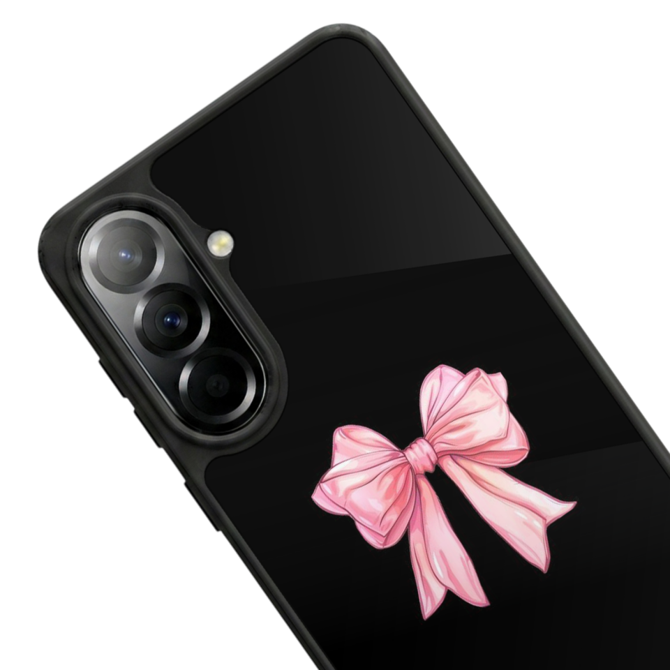 Samsung Galaxy A37 Uyumlu Kurdele Tasarımlı Glossy Premium Kılıf