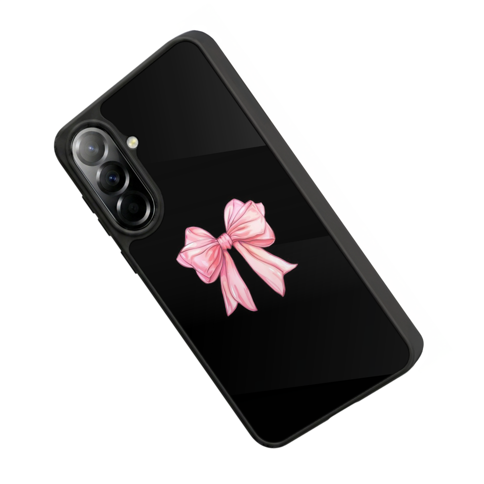 Samsung Galaxy A37 Uyumlu Kurdele Tasarımlı Glossy Premium Kılıf