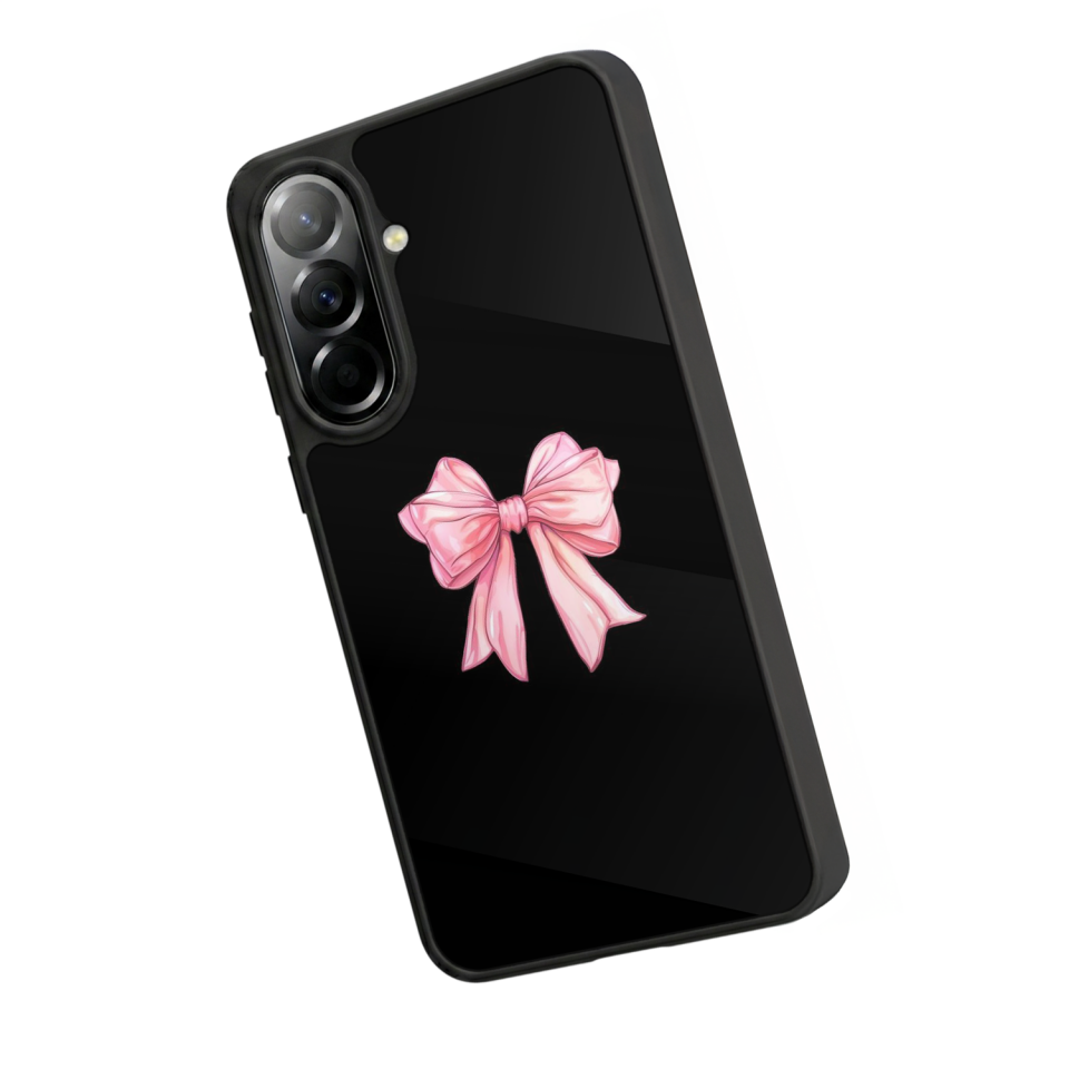 Samsung Galaxy A37 Uyumlu Kurdele Tasarımlı Glossy Premium Kılıf