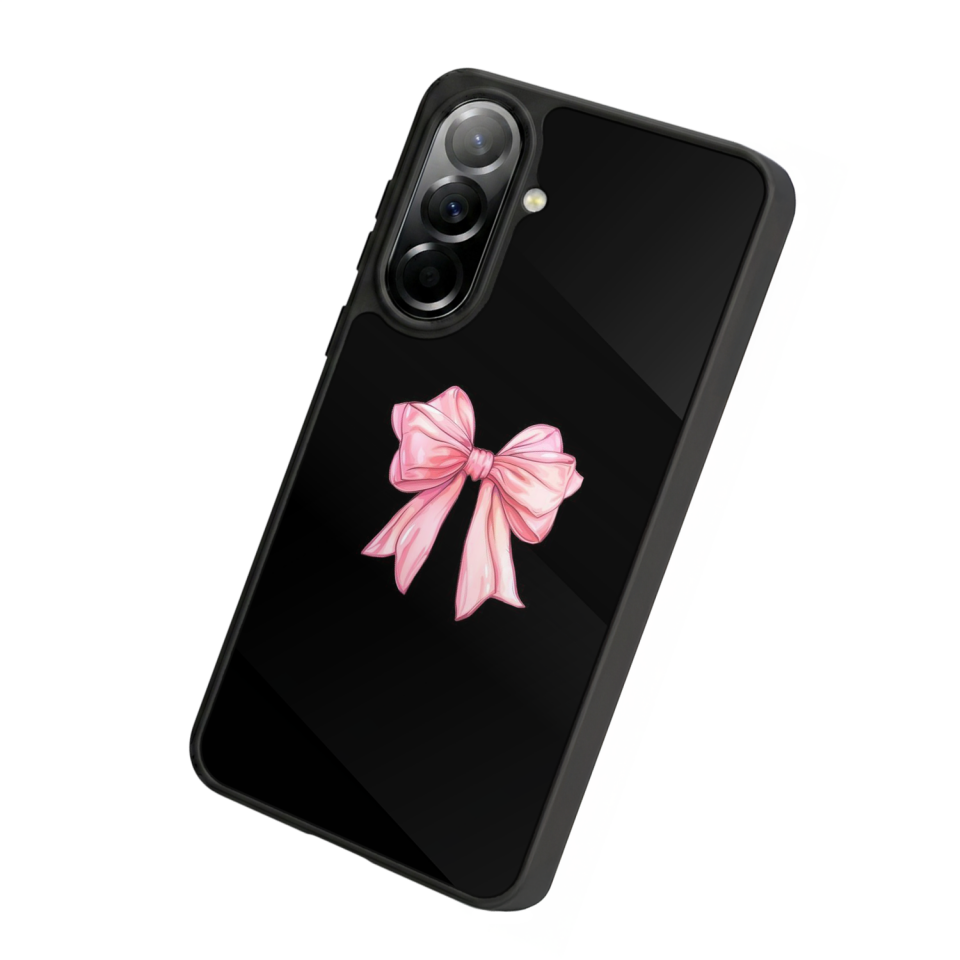 Samsung Galaxy A37 Uyumlu Kurdele Tasarımlı Glossy Premium Kılıf