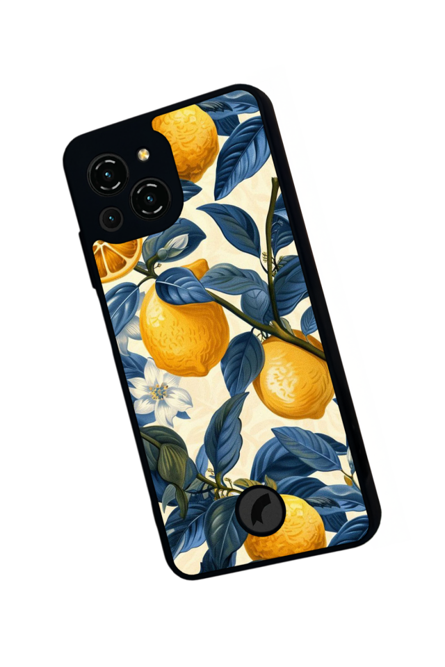 Reeder S23 Pro Max Uyumlu Limon Tasarımlı Glossy Premium Kılıf