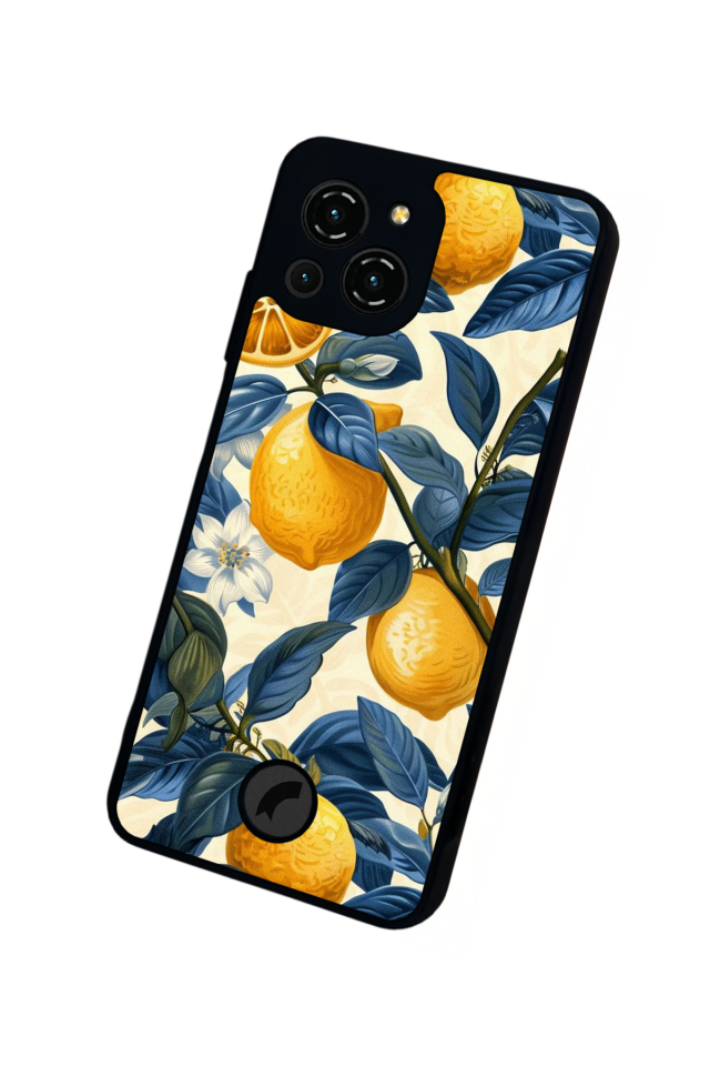 Reeder S23 Pro Max Uyumlu Limon Tasarımlı Glossy Premium Kılıf