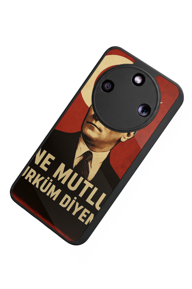 Honor Magic 8 Lite Uyumlu Mustafa Kemal Ataturk Tasarımlı Glossy Premium Kılıf