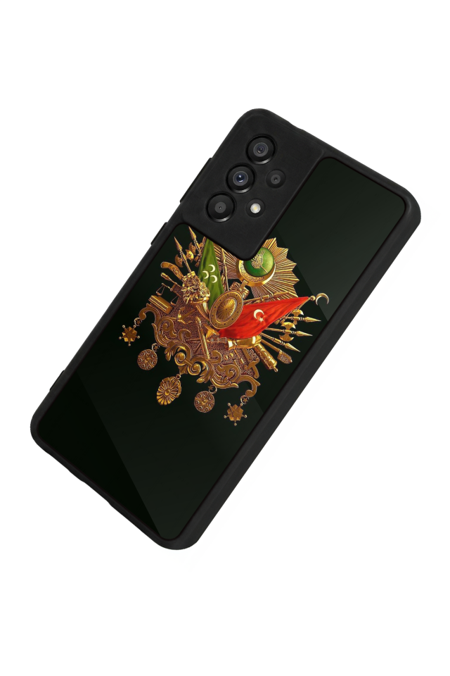 Samsung Galaxy A73 Uyumlu Osmanli Tugrasi Tasarımlı Glossy Premium Kılıf