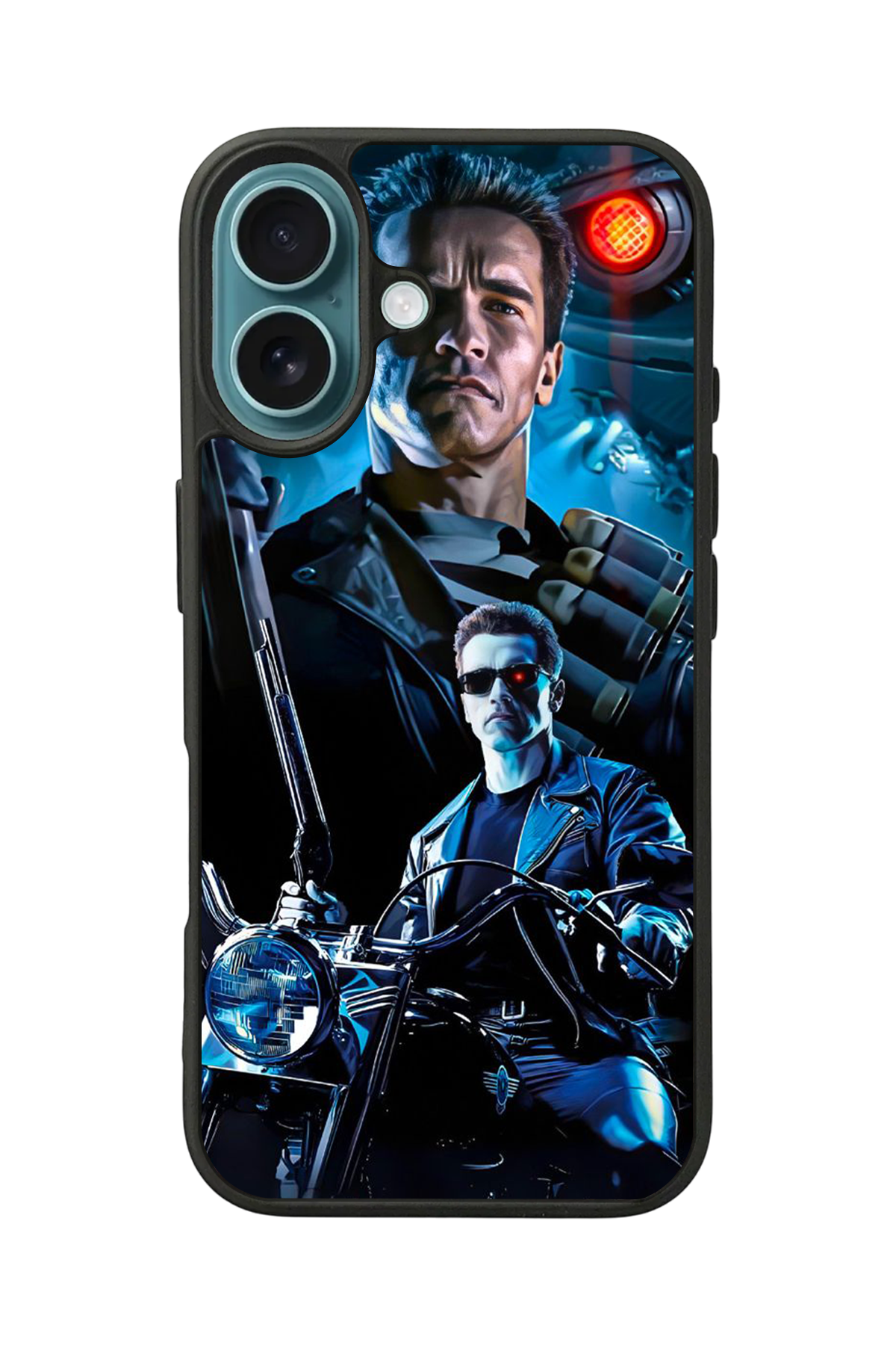 iPhone 16 Uyumlu Terminator Tasarımlı Glossy Premium Kılıf