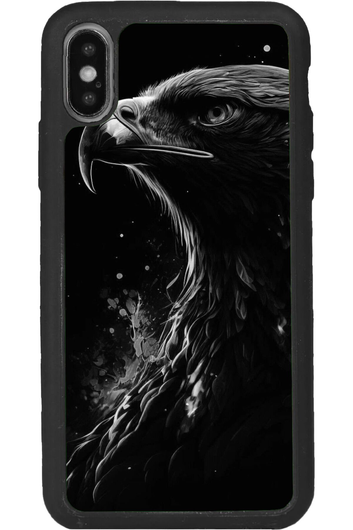 iPhone XS Max Uyumlu Mat Siyah uyumlu Kılıf – Yumuşak Silikon, Koruyucu, Şok Emici Kapak