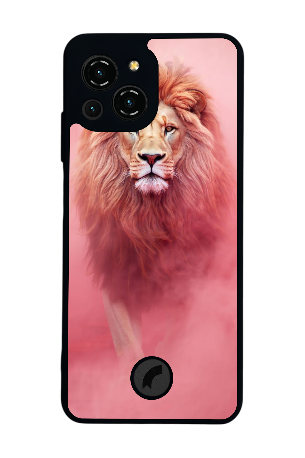 Reeder S23 Pro Max Uyumlu Aslan Tasarımlı Glossy Premium Kılıf