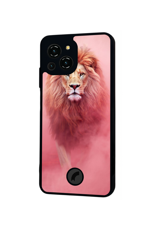 Reeder S23 Pro Max Uyumlu Aslan Tasarımlı Glossy Premium Kılıf