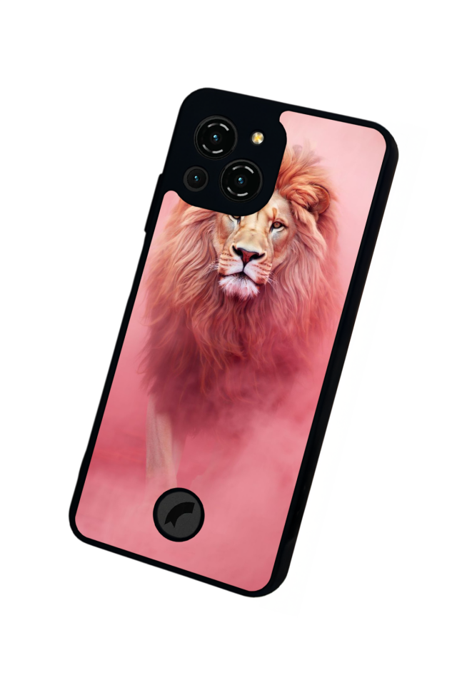 Reeder S23 Pro Max Uyumlu Aslan Tasarımlı Glossy Premium Kılıf