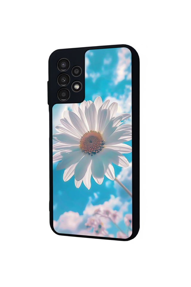 Samsung Galaxy A13 Uyumlu Cicek Tasarımlı Glossy Premium Kılıf