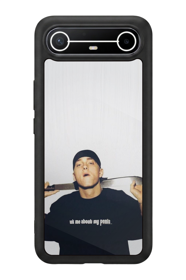 Tecno Spark Slim 5G Uyumlu Eminem Tasarımlı Glossy Premium Kılıf