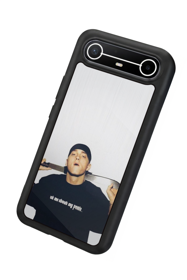 Tecno Spark Slim 5G Uyumlu Eminem Tasarımlı Glossy Premium Kılıf