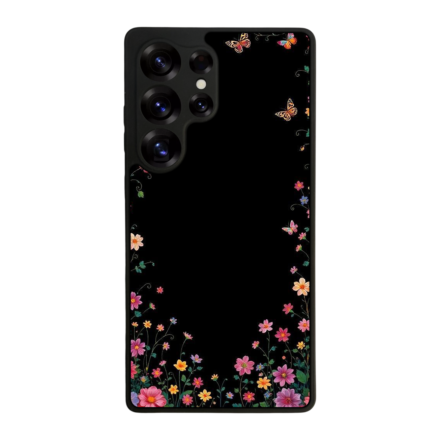Samsung Galaxy S25 Ultra Uyumlu Floral Tasarımlı Glossy Premium Kılıf