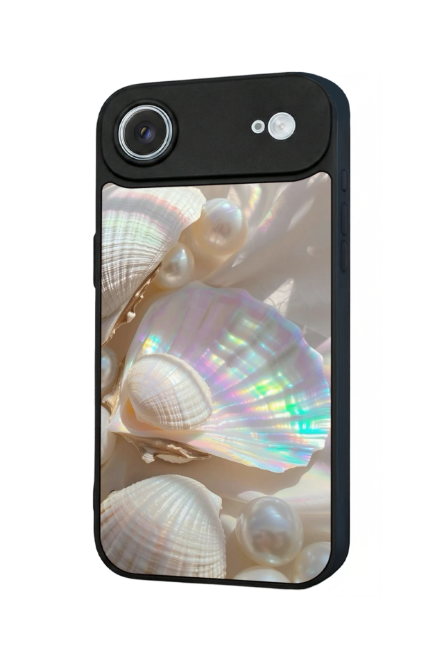 iPhone 17 Air Uyumlu  İnci Tasarımlı Glossy Premium Kılıf